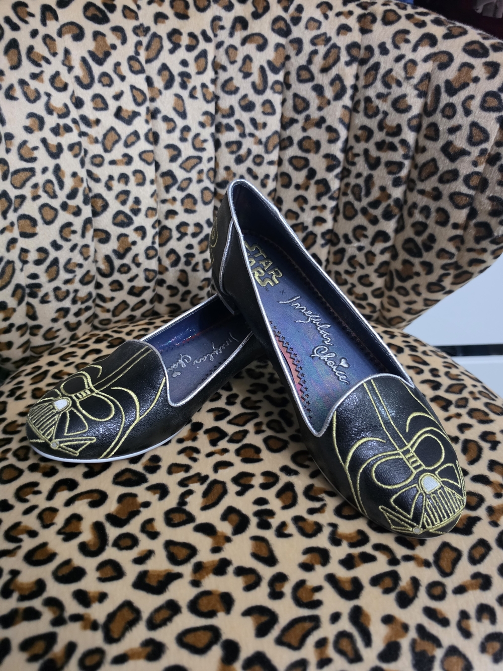 Disney Parks Star Wars Irregular Choice Darth Vader Women's Flats Shoes 10 - Picture 3 of 7